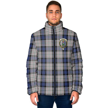 Ferguson Dress Tartan Padded Jacket with Family Crest