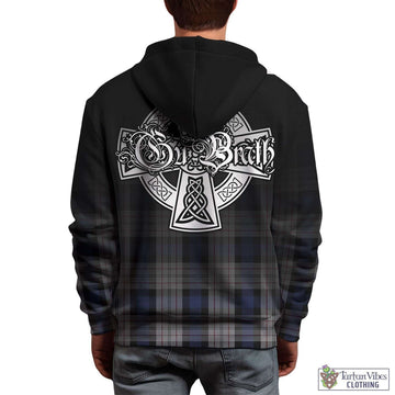 Ferguson Dress Tartan Hoodie Featuring Alba Gu Brath Family Crest Celtic Inspired