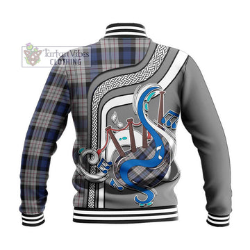 Ferguson Dress Tartan Baseball Jacket with Epic Bagpipe Style