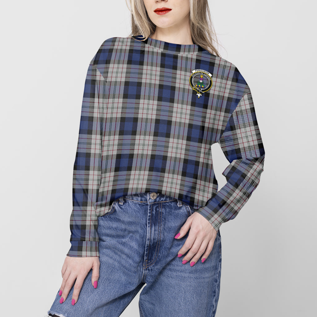 Ferguson Dress Tartan Sweatshirt with Family Crest - Tartan Vibes Clothing