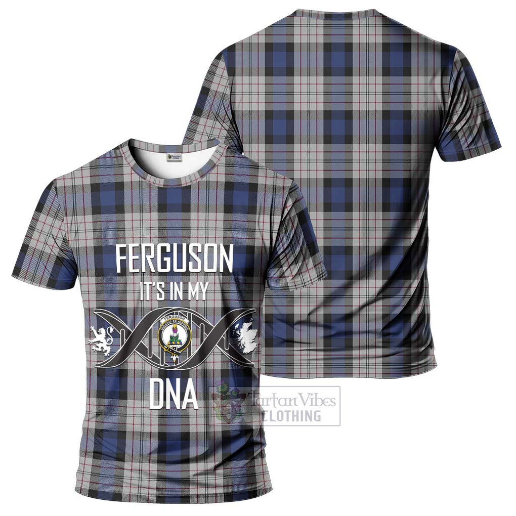 Ferguson Dress Tartan T-Shirt with Family Crest DNA In Me Style - Tartan Vibes Clothing