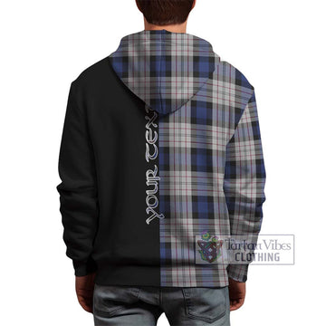 Ferguson Dress Tartan Hoodie with Family Crest and Half Of Me Style