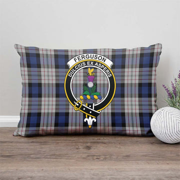 Ferguson Dress Tartan Pillow Cover with Family Crest