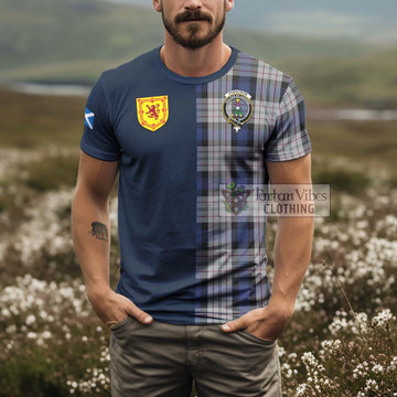 Ferguson Dress Tartan T-Shirt Alba with Scottish Lion Royal Arm Half Style