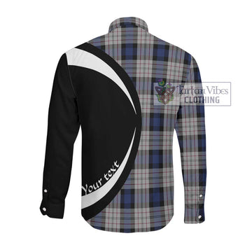 Ferguson Dress Tartan Long Sleeve Button Up with Family Crest Circle Style