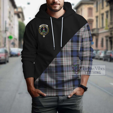 Ferguson Dress Tartan Hoodie with Family Crest and Military Logo Style