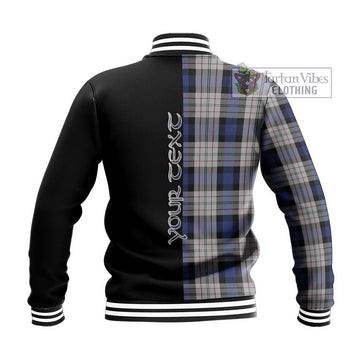 Ferguson Dress Tartan Baseball Jacket with Family Crest and Half Of Me Style