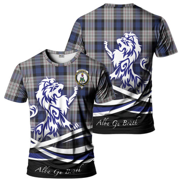 Ferguson Dress Tartan T-Shirt with Alba Gu Brath Regal Lion Emblem