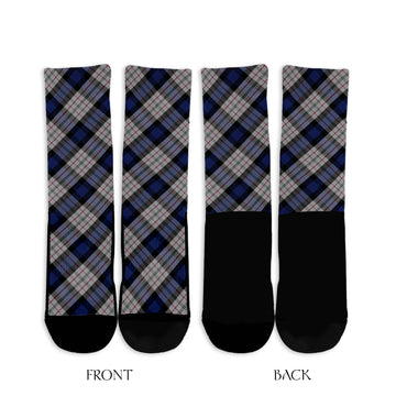 Ferguson Dress Tartan Crew Socks Cross Tartan Style