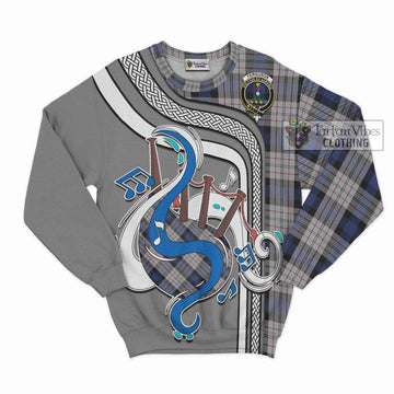 Ferguson Dress Tartan Sweatshirt with Epic Bagpipe Style