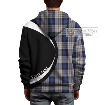 Ferguson Dress Tartan Hoodie with Family Crest Circle Style