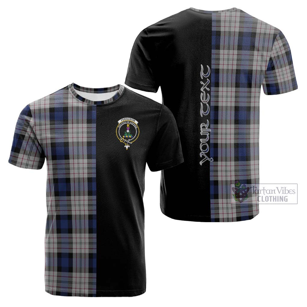 Tartan Vibes Clothing Ferguson Dress Tartan Cotton T-shirt with Family Crest and Half Of Me Style