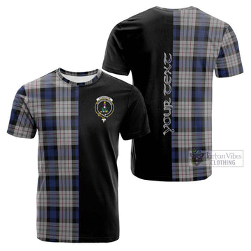 Ferguson Dress Tartan Cotton T-shirt with Family Crest and Half Of Me Style