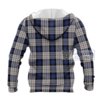 Ferguson Dress Tartan Knitted Hoodie with Family Crest DNA In Me Style