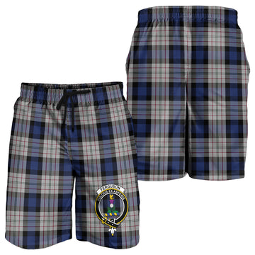 Ferguson Dress Tartan Mens Shorts with Family Crest