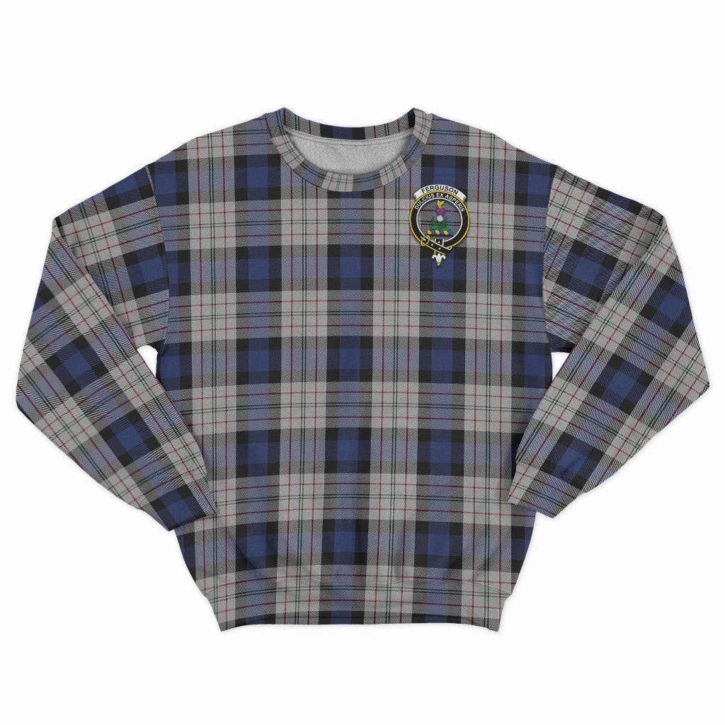 Ferguson Dress Tartan Sweatshirt with Family Crest - Tartan Vibes Clothing