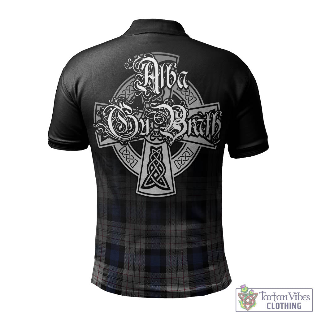 Tartan Vibes Clothing Ferguson Dress Tartan Polo Shirt Featuring Alba Gu Brath Family Crest Celtic Inspired