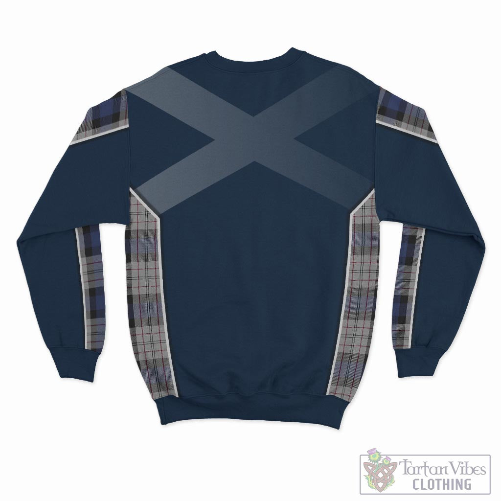 Tartan Vibes Clothing Ferguson Dress Tartan Sweatshirt with Family Crest and Scottish Thistle Vibes Sport Style