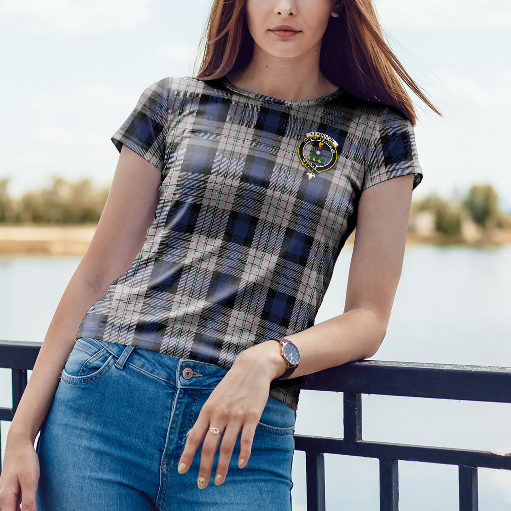 Ferguson Dress Tartan T-Shirt with Family Crest - Tartan Vibes Clothing