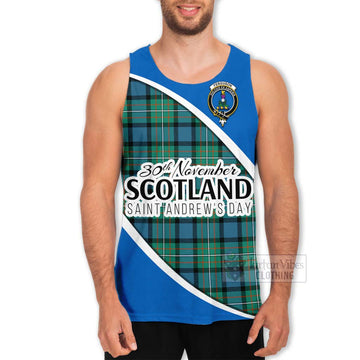 Ferguson (Fergusson) Family Crest Tartan Men's Tank Top Celebrate Saint Andrew's Day in Style