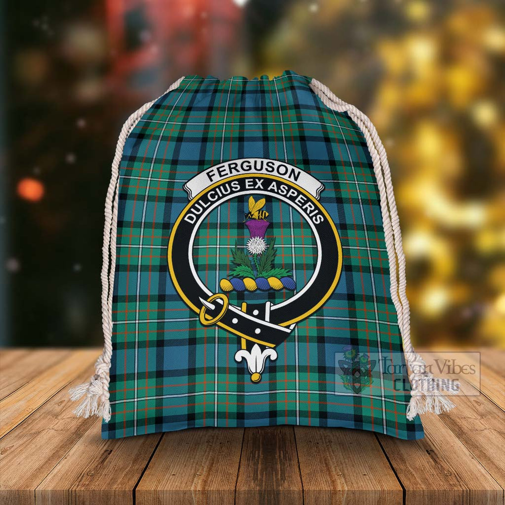 Tartan Vibes Clothing Ferguson (Fergusson) Tartan Christmas Santa's Bag with Family Crest