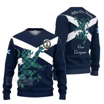 Ferguson (Fergusson) Tartan Lion Rampant Ugly Sweater Proudly Display Your Heritage with Alba Gu Brath and Clan Name