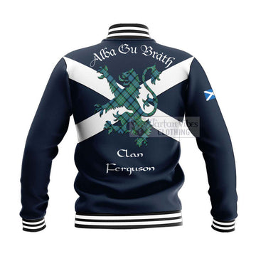 Ferguson (Fergusson) Tartan Lion Rampant Baseball Jacket  Proudly Display Your Heritage with Alba Gu Brath and Clan Name