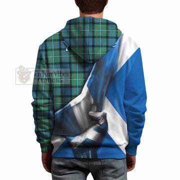 Ferguson (Fergusson) Tartan Hoodie with Family Crest Scotland Patriotic Style