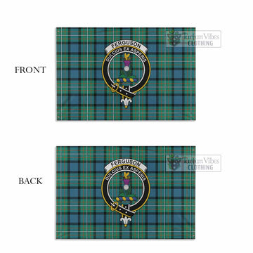 Ferguson (Fergusson) Tartan House Flag with Family Crest