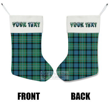 Ferguson (Fergusson) Tartan Christmas Stocking with Personalized Text