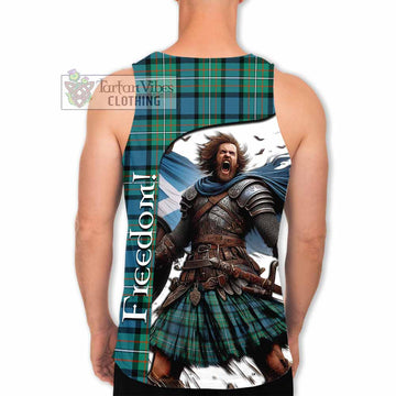 Ferguson (Fergusson) Crest Tartan Men's Tank Top Inspired by the Freedom of Scottish Warrior