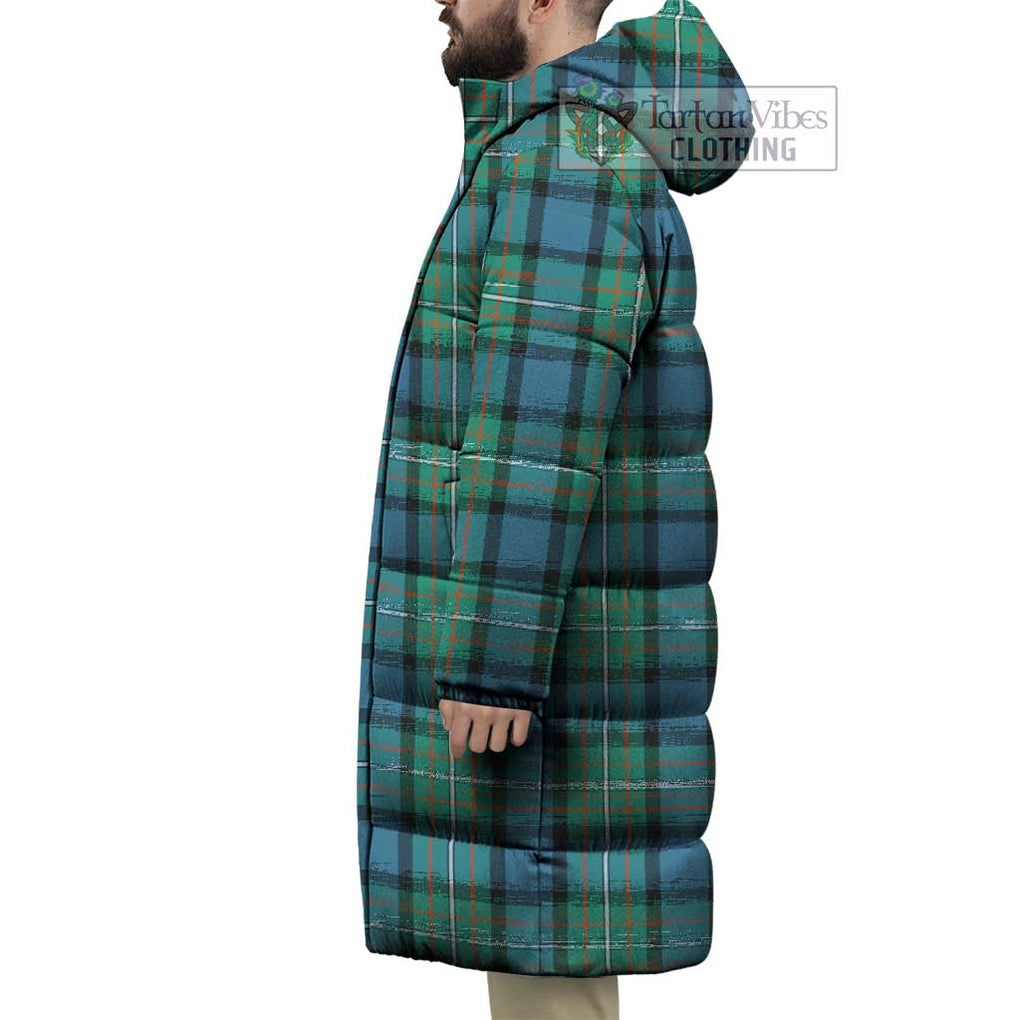 Tartan Vibes Clothing Ferguson (Fergusson) Tartan Long Down Jacket