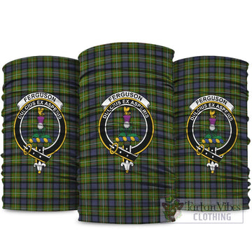 Ferguson Modern Tartan Neck Gaiters, Tartan Bandanas, Tartan Head Band with Family Crest