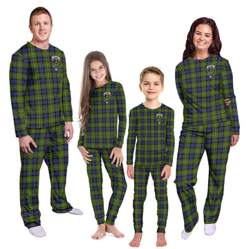 Ferguson Modern Tartan Pajamas Family Set with Family Crest