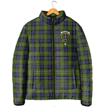 Ferguson Modern Tartan Padded Jacket with Family Crest