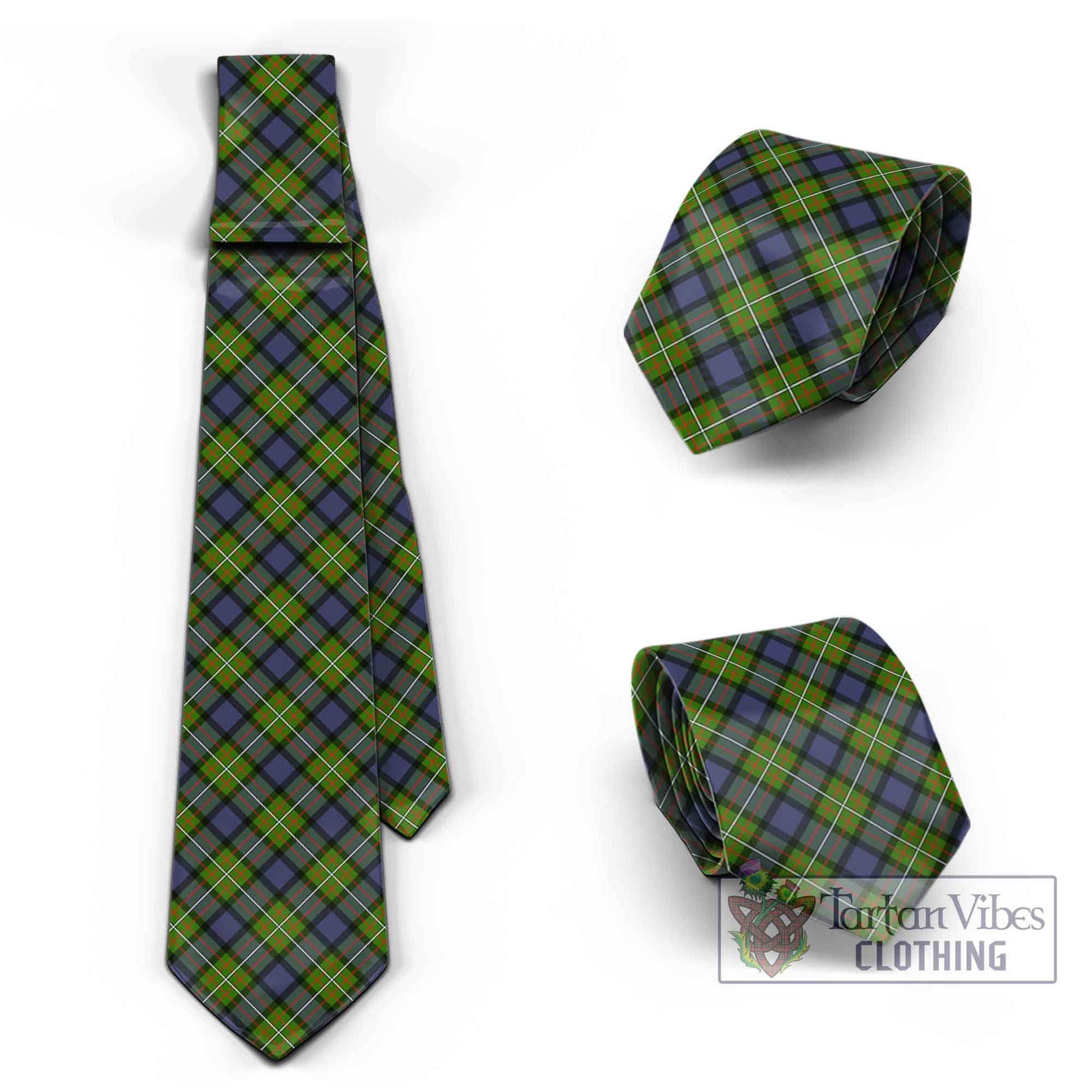 Tartan Vibes Clothing Ferguson Modern Tartan Classic Necktie Cross Style