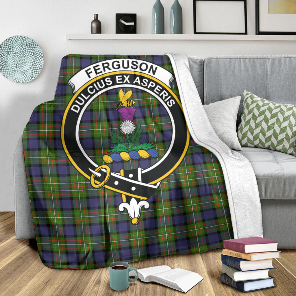 ferguson-modern-tartab-blanket-with-family-crest