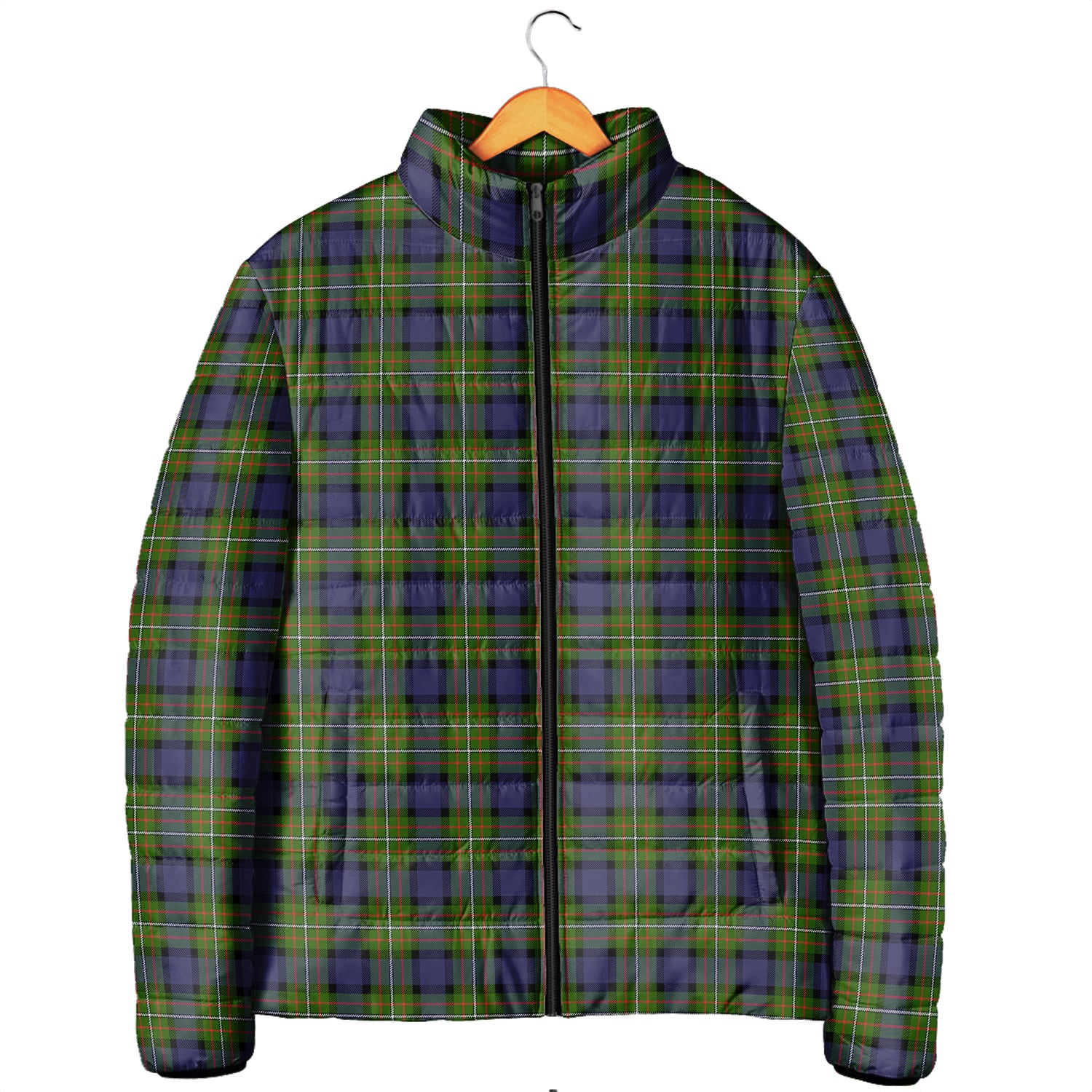 Ferguson Modern Tartan Padded Jacket Men's Padded Jacket - Tartan Vibes Clothing