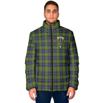 Ferguson Modern Tartan Padded Jacket with Family Crest