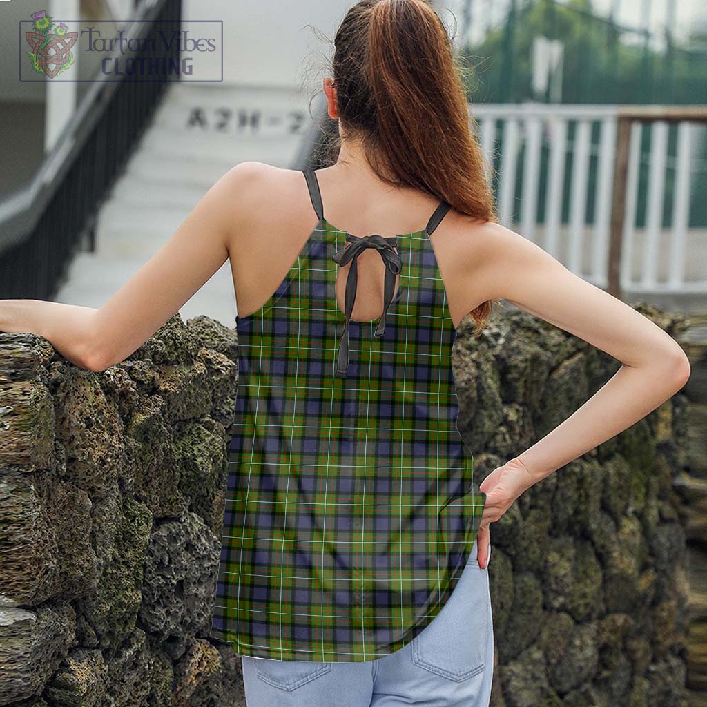 Tartan Vibes Clothing Ferguson Modern Tartan Loose Halter Neck Camisole