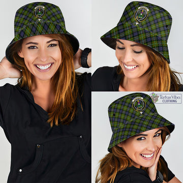 Ferguson Modern Tartan Bucket Hat with Family Crest