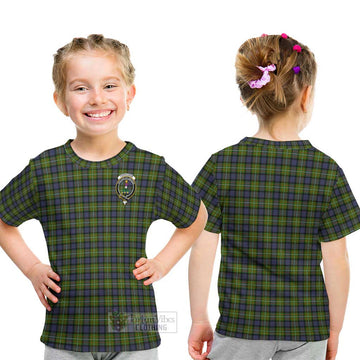 Ferguson Modern Tartan Kid T-Shirt with Family Crest