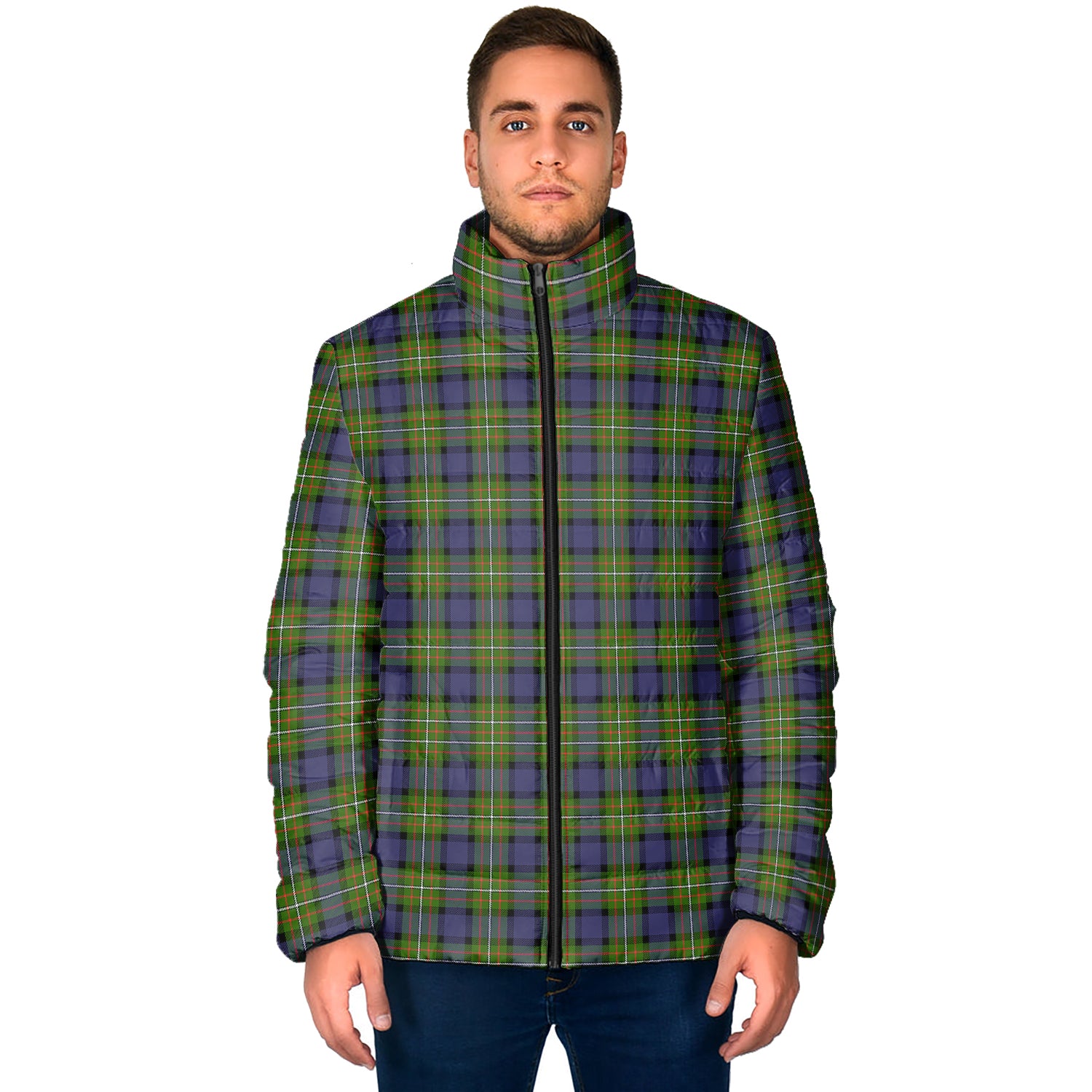 Ferguson Modern Tartan Padded Jacket - Tartan Vibes Clothing