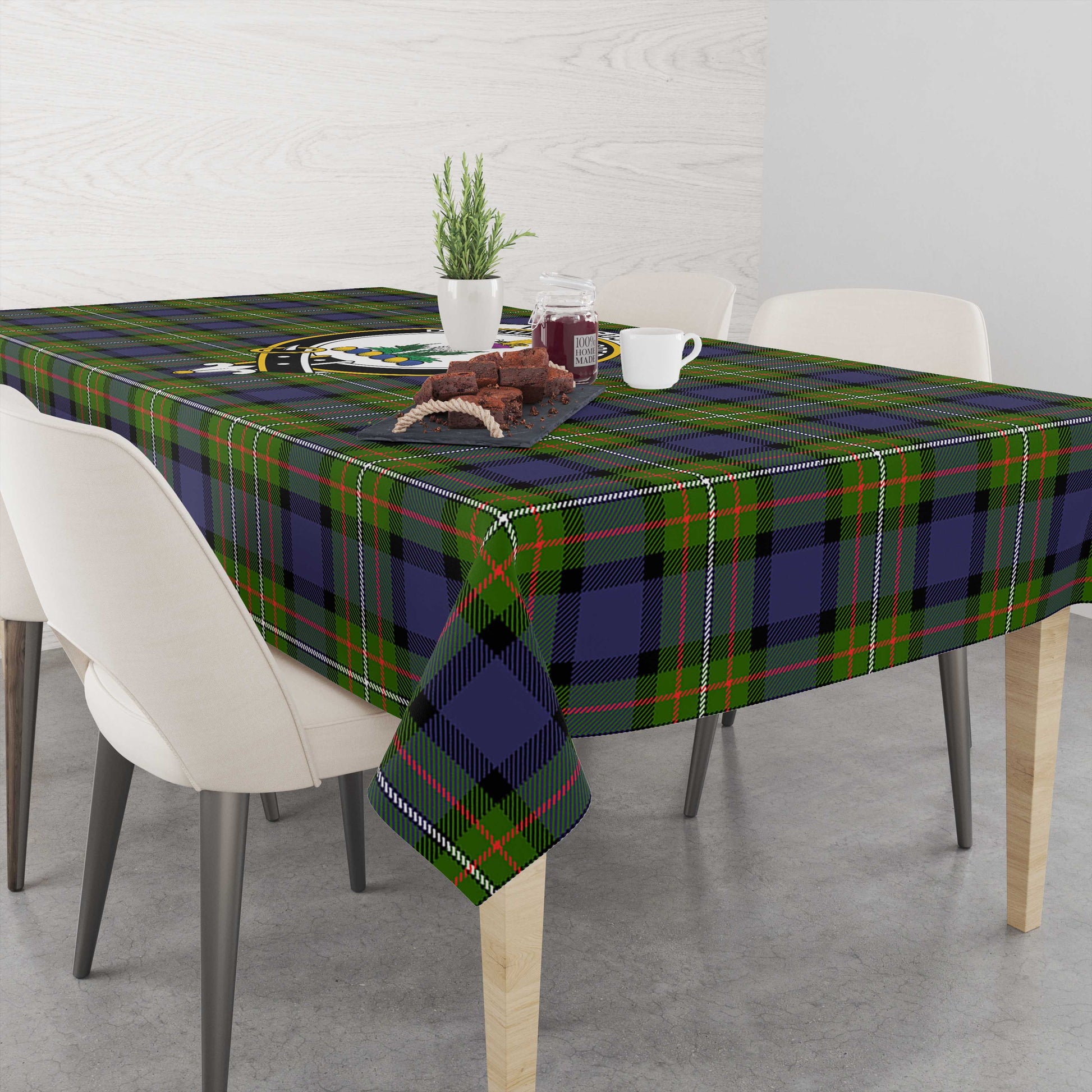 ferguson-modern-tatan-tablecloth-with-family-crest