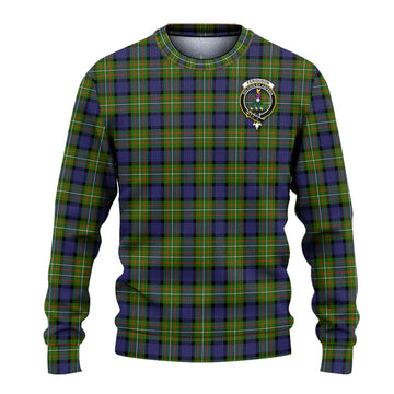 Ferguson Modern Tartan Ugly Sweater with Family Crest