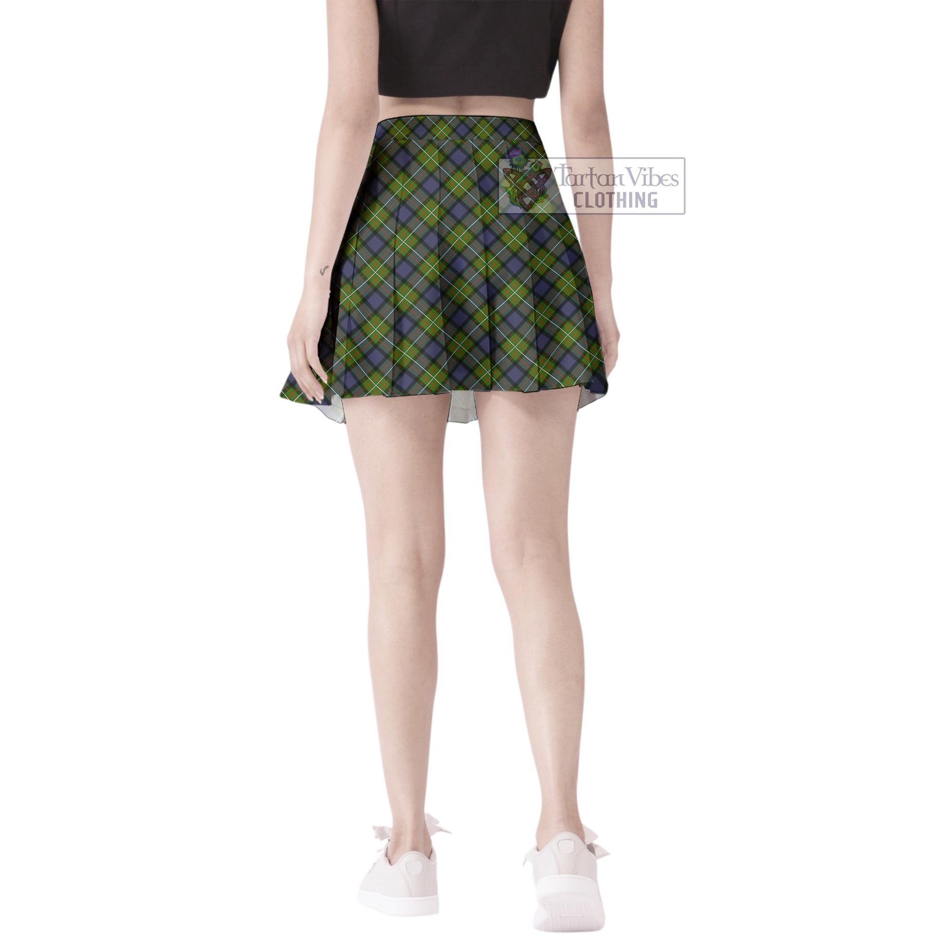 Tartan Vibes Clothing Ferguson Modern Tartan Women's Plated Mini Skirt