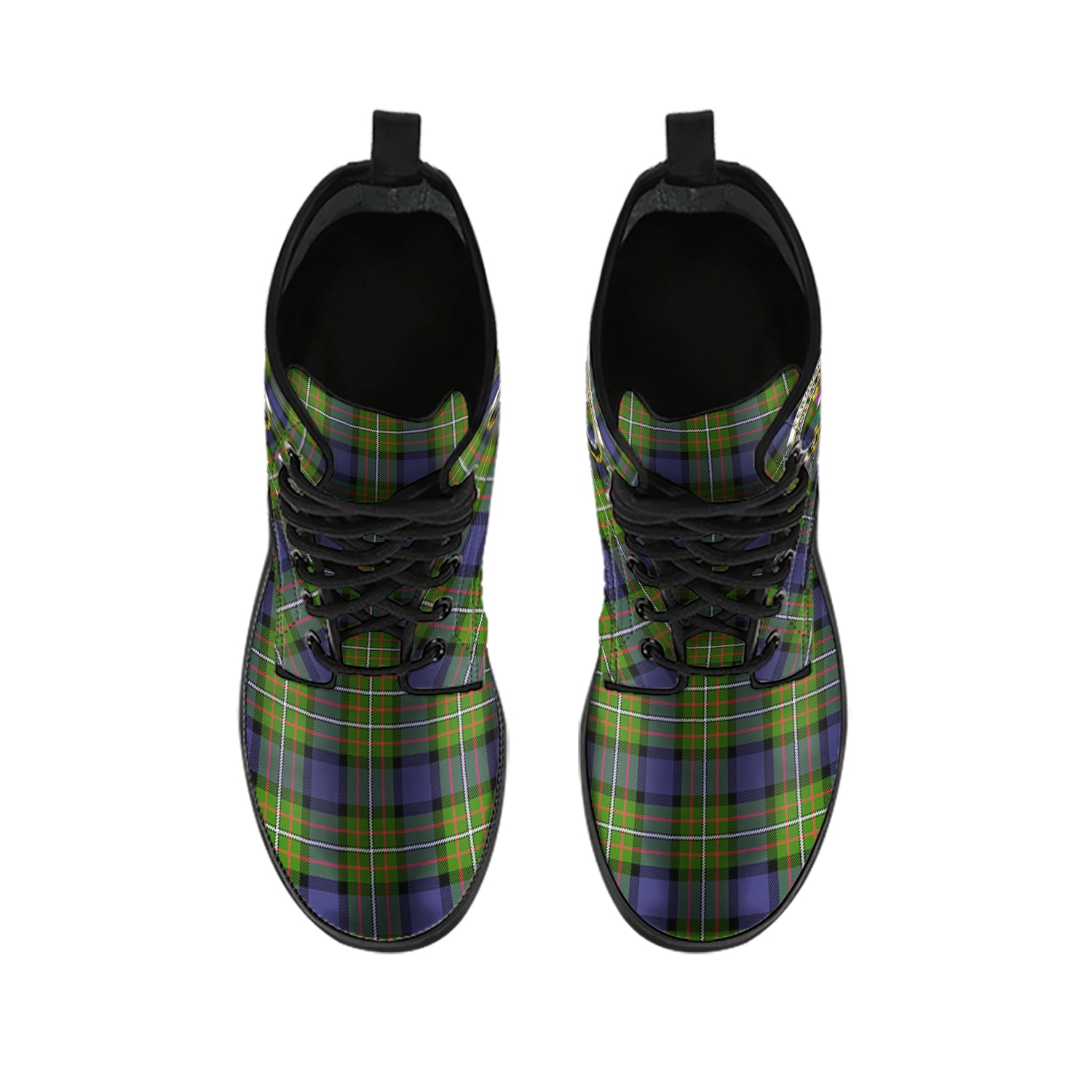 ferguson-modern-tartan-leather-boots-with-family-crest