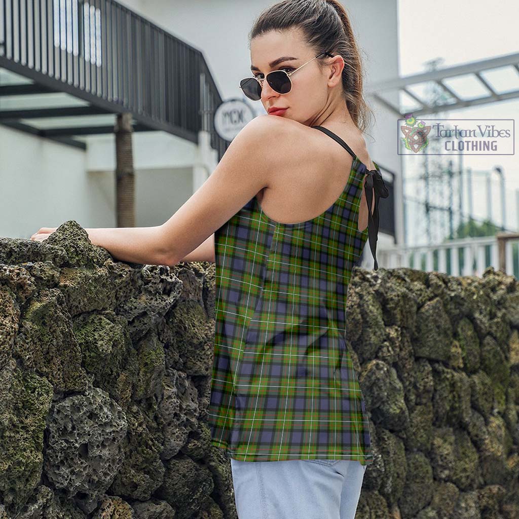 Tartan Vibes Clothing Ferguson Modern Tartan Loose Halter Neck Camisole