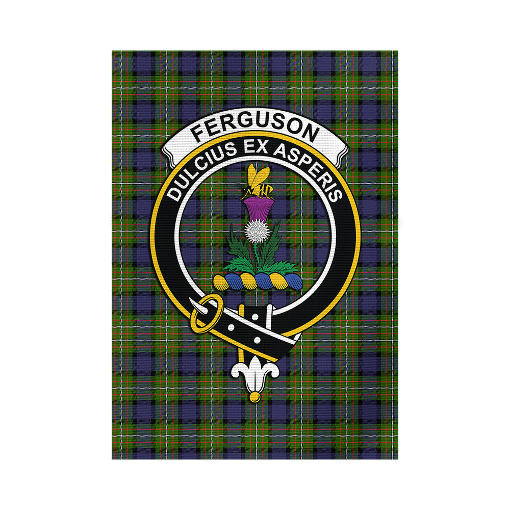 Ferguson Modern Tartan Flag with Family Crest - Tartan Vibes Clothing