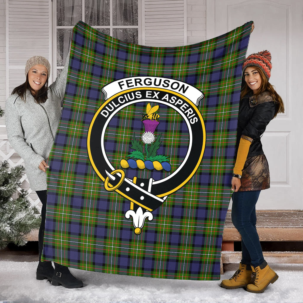 ferguson-modern-tartab-blanket-with-family-crest